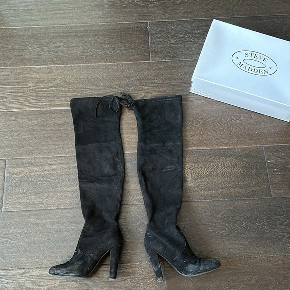 Steve Madden Boots - US 7 - Black - Picture 2 of 2